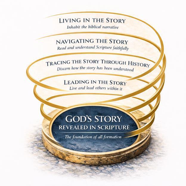 Four-year Achten Häus formation pathway centered on God's story revealed in Scripture